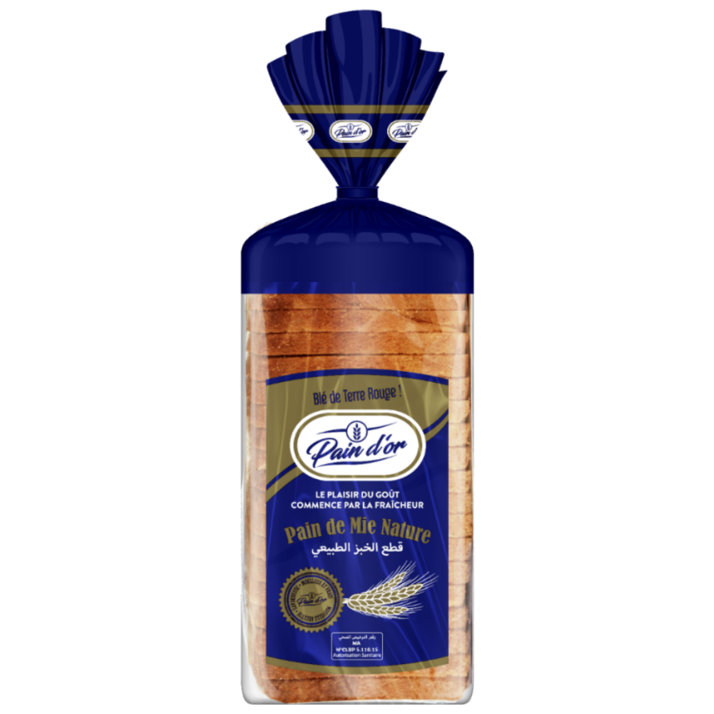 Pain de mie nature 520g